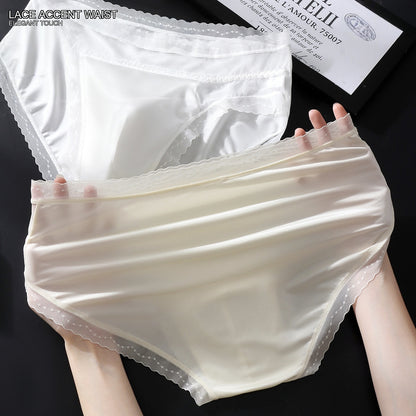 Ice-Silk Brief with 3D Contour Pouch - View 4 — Petals & Lace