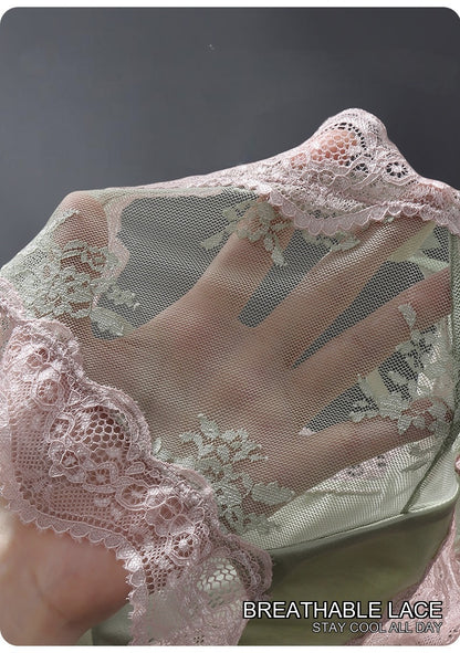 Lace-Trimmed Brief with 3D Contour Pouch - View 4 — Petals & Lace
