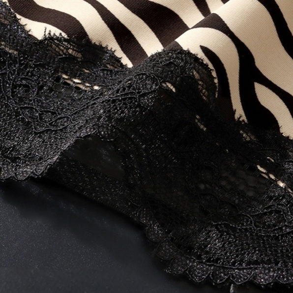 Leopard Lace Brief with 3D Contour Pouch - Image 6
